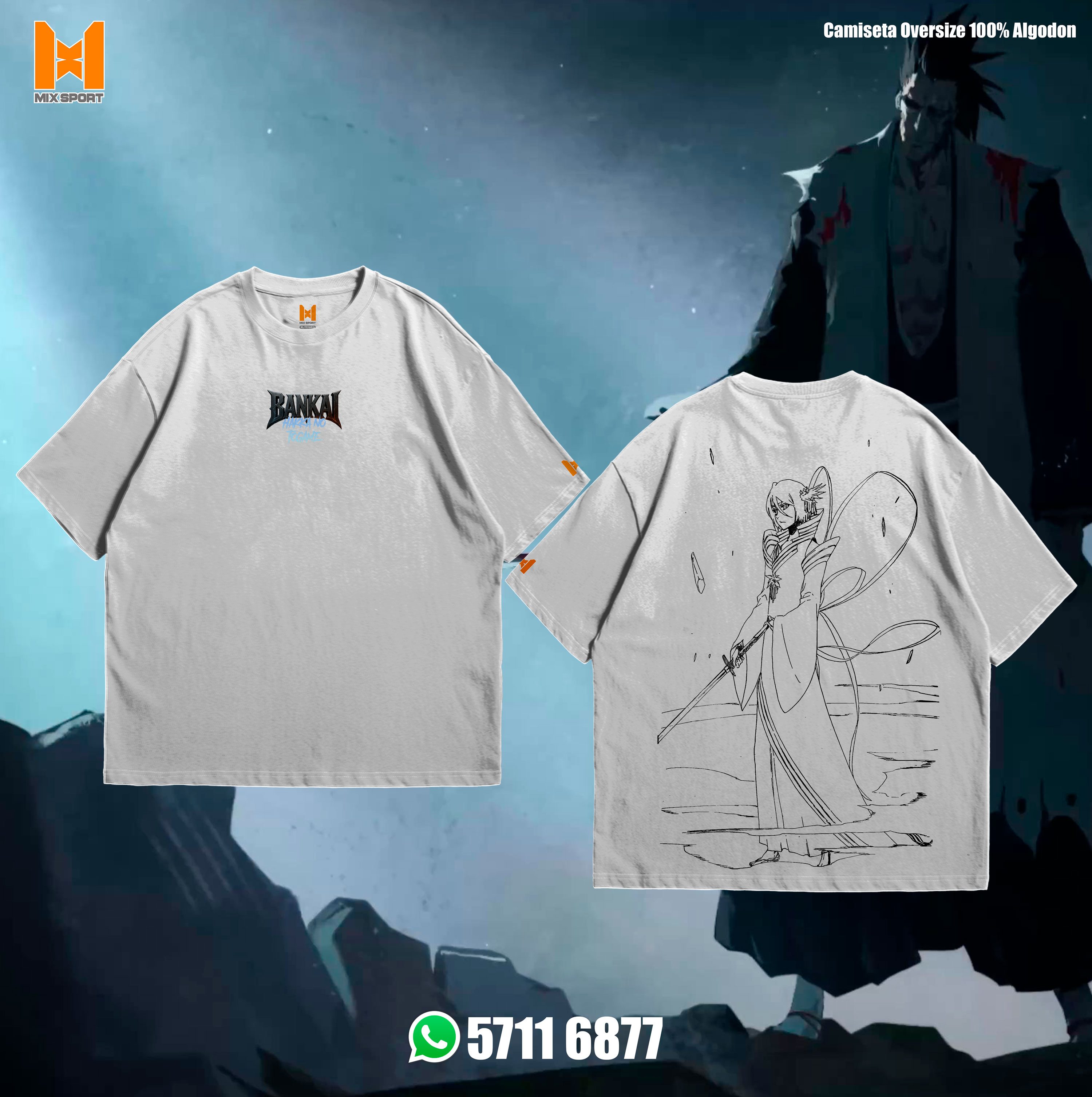 OVERSIZE SOLID - BANKAI RUKIA