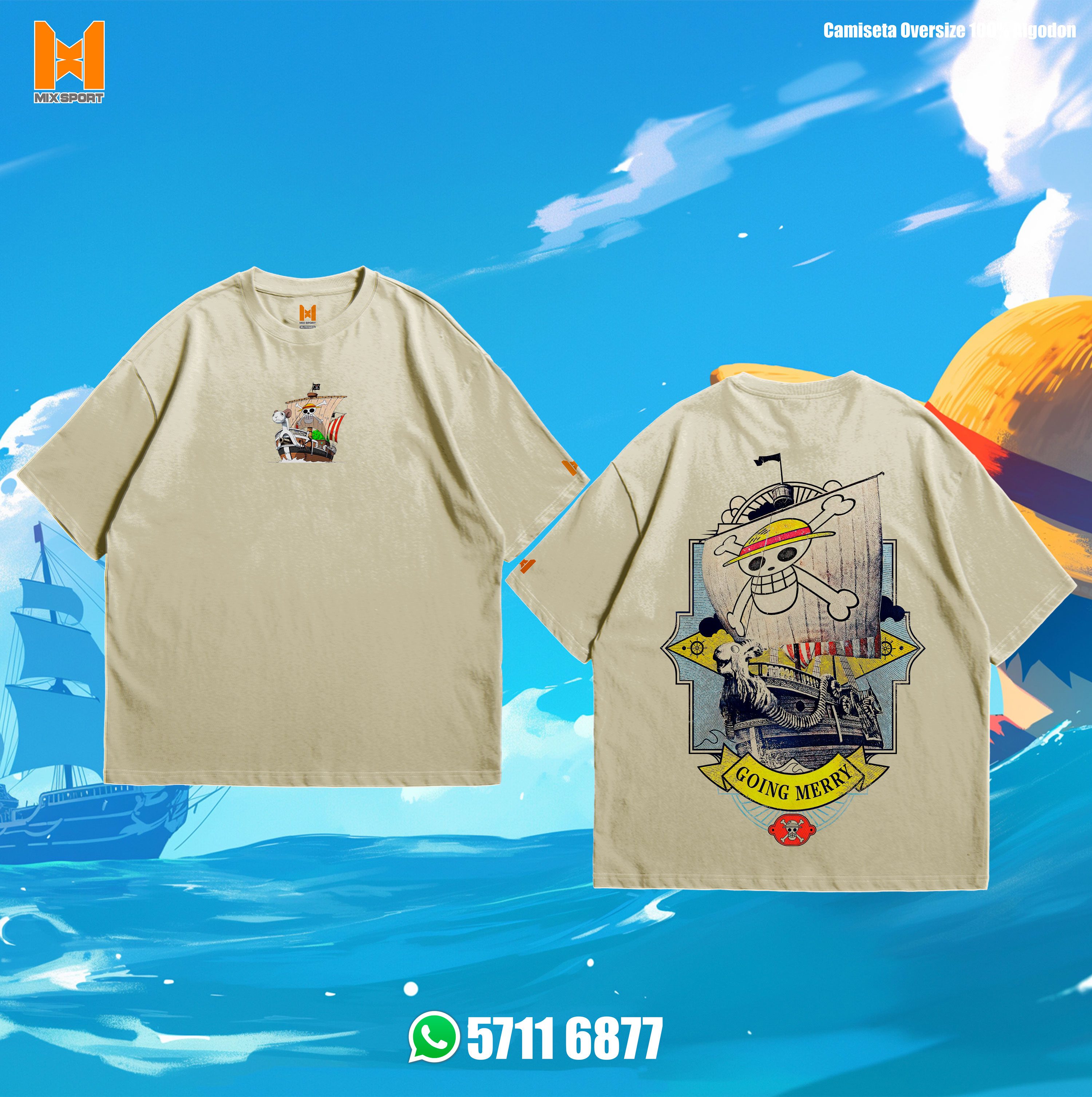 OVERSIZE SOLID - GOING MERRY