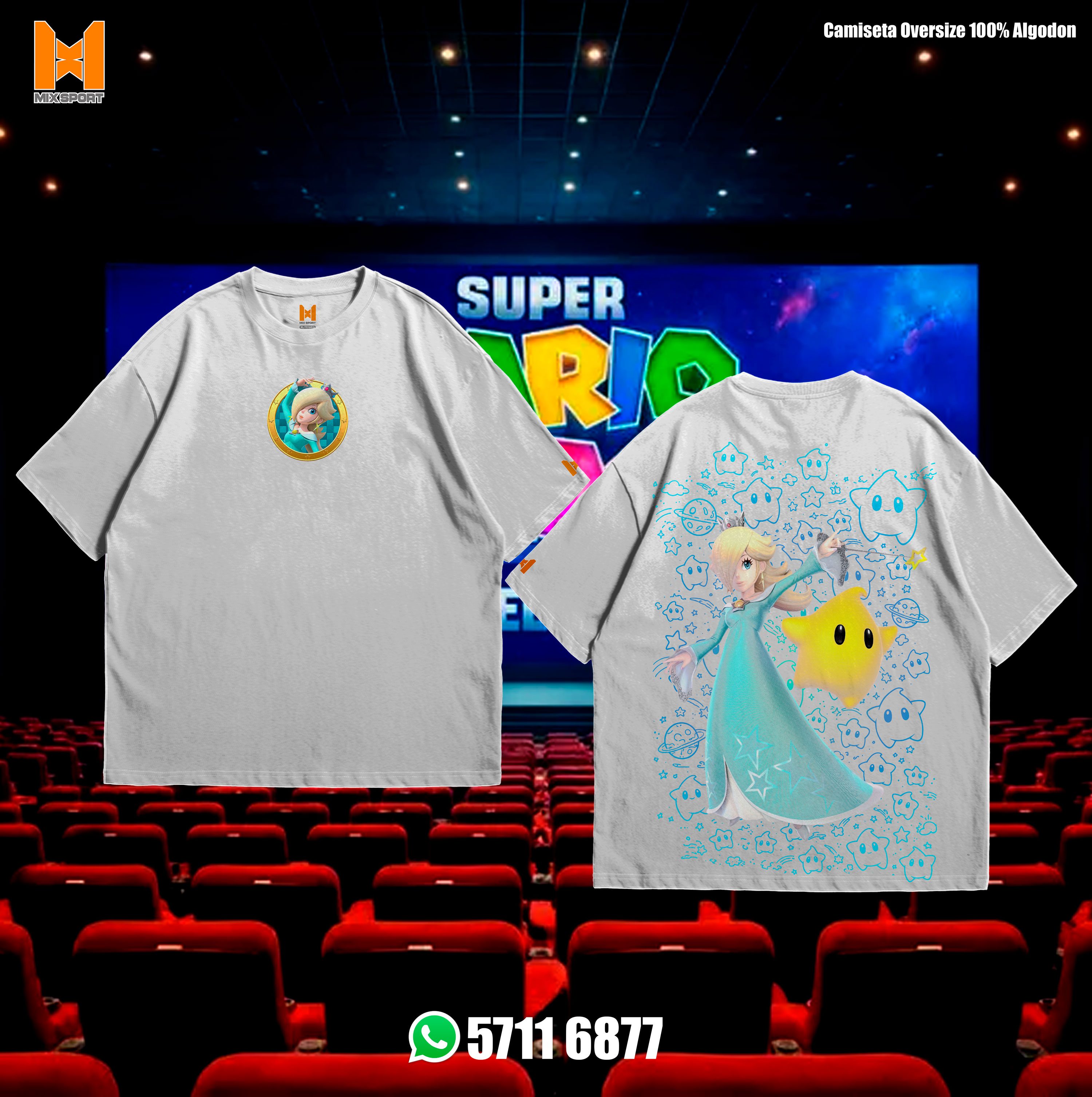 OVERSIZE SOLID - PRINCESA ROSALINA