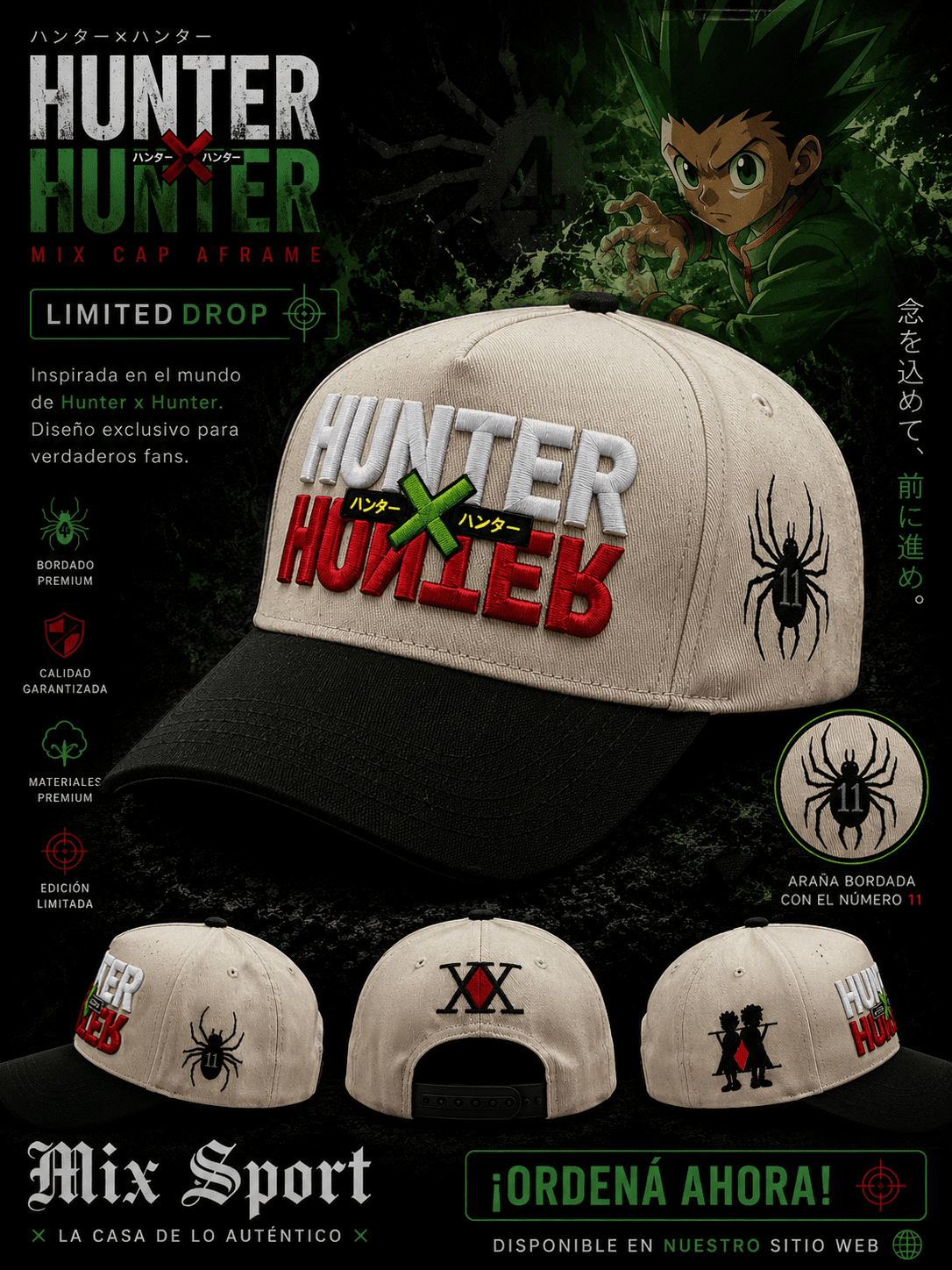 MIX CAP AFRAME - HUNTER X HUNTER - 11