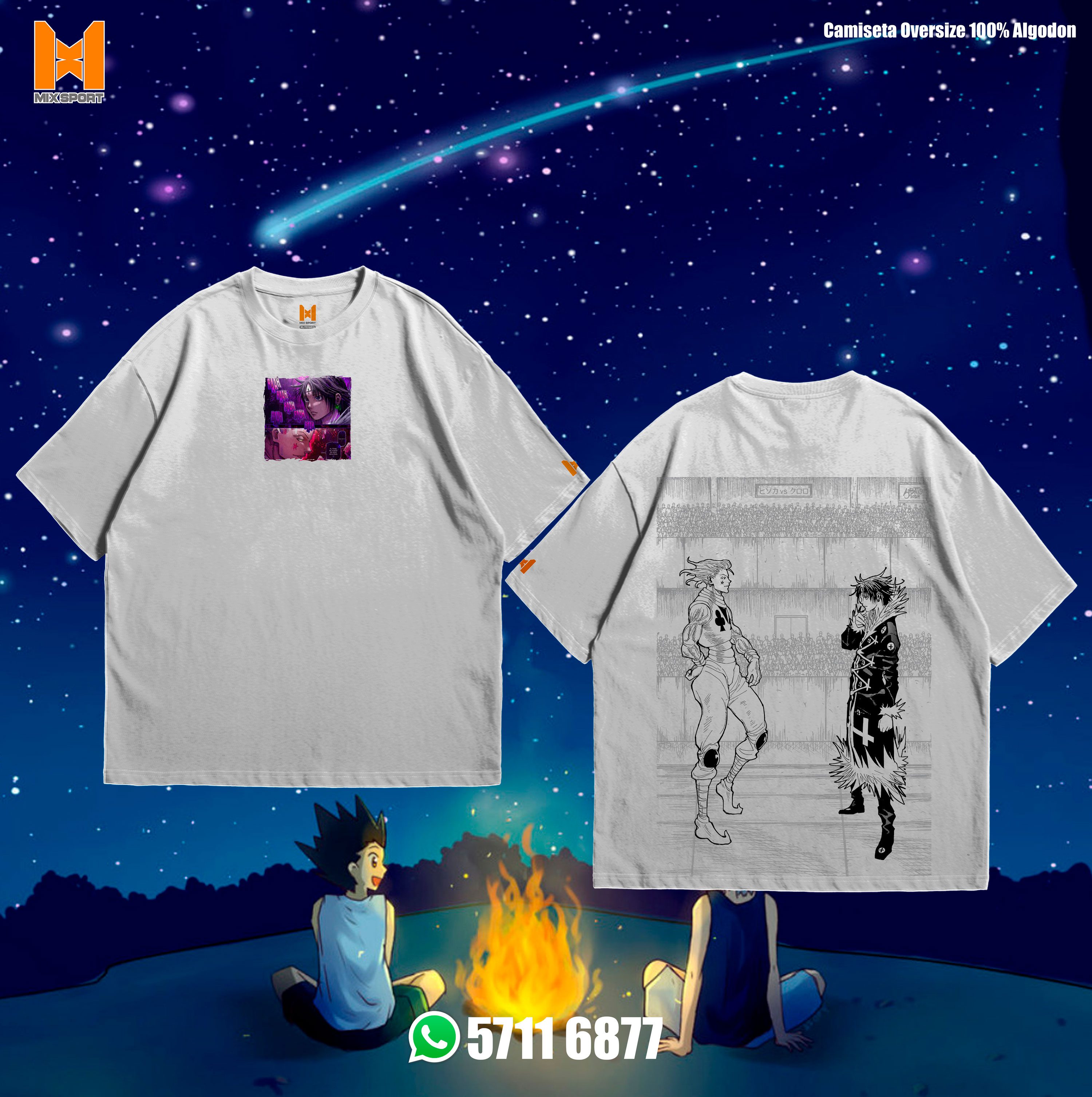 OVERSIZE SOLID - HISOKA X CHROLLO