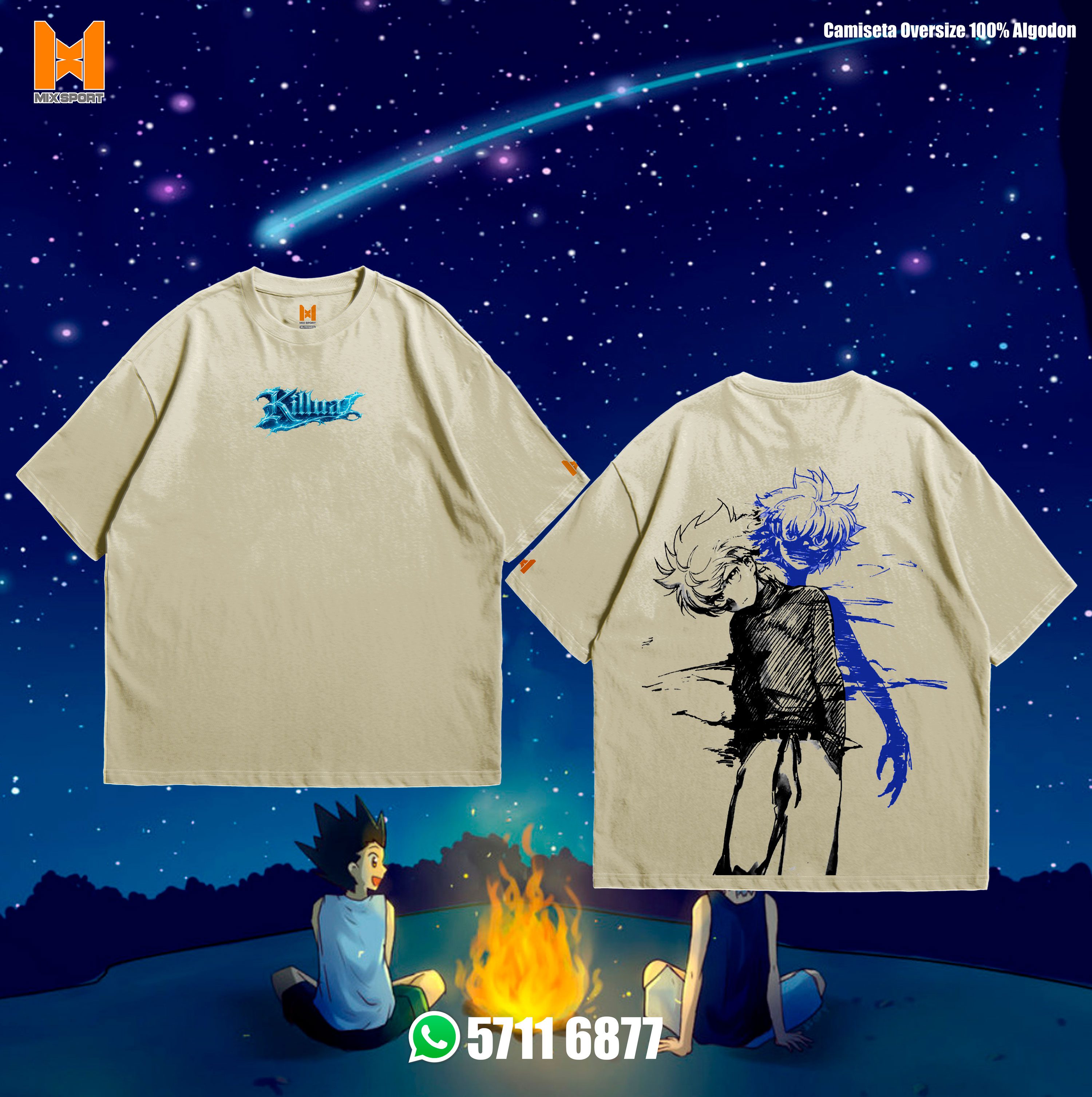 OVERSIZE SOLID - KILLUA DESTELLO